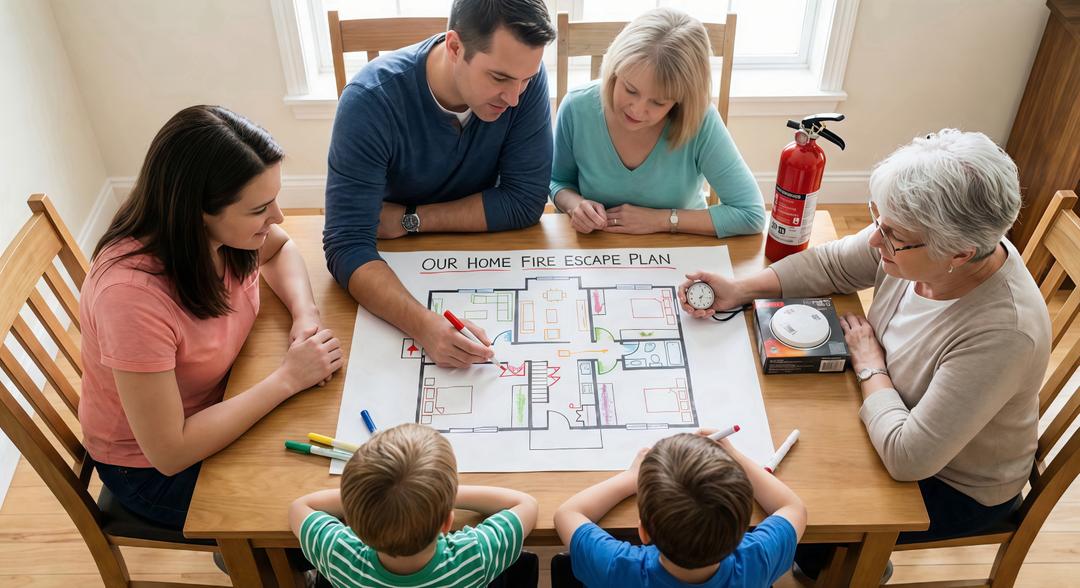 Fire Escape Planning for Families: Creating and Practicing Your Home Emergency Plan