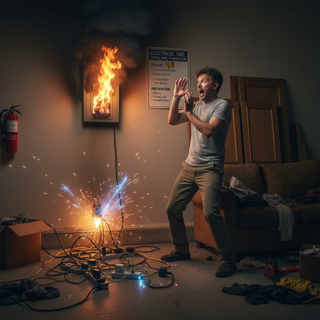 Electrical Fire: Causes, Risks, and Prevention Measures