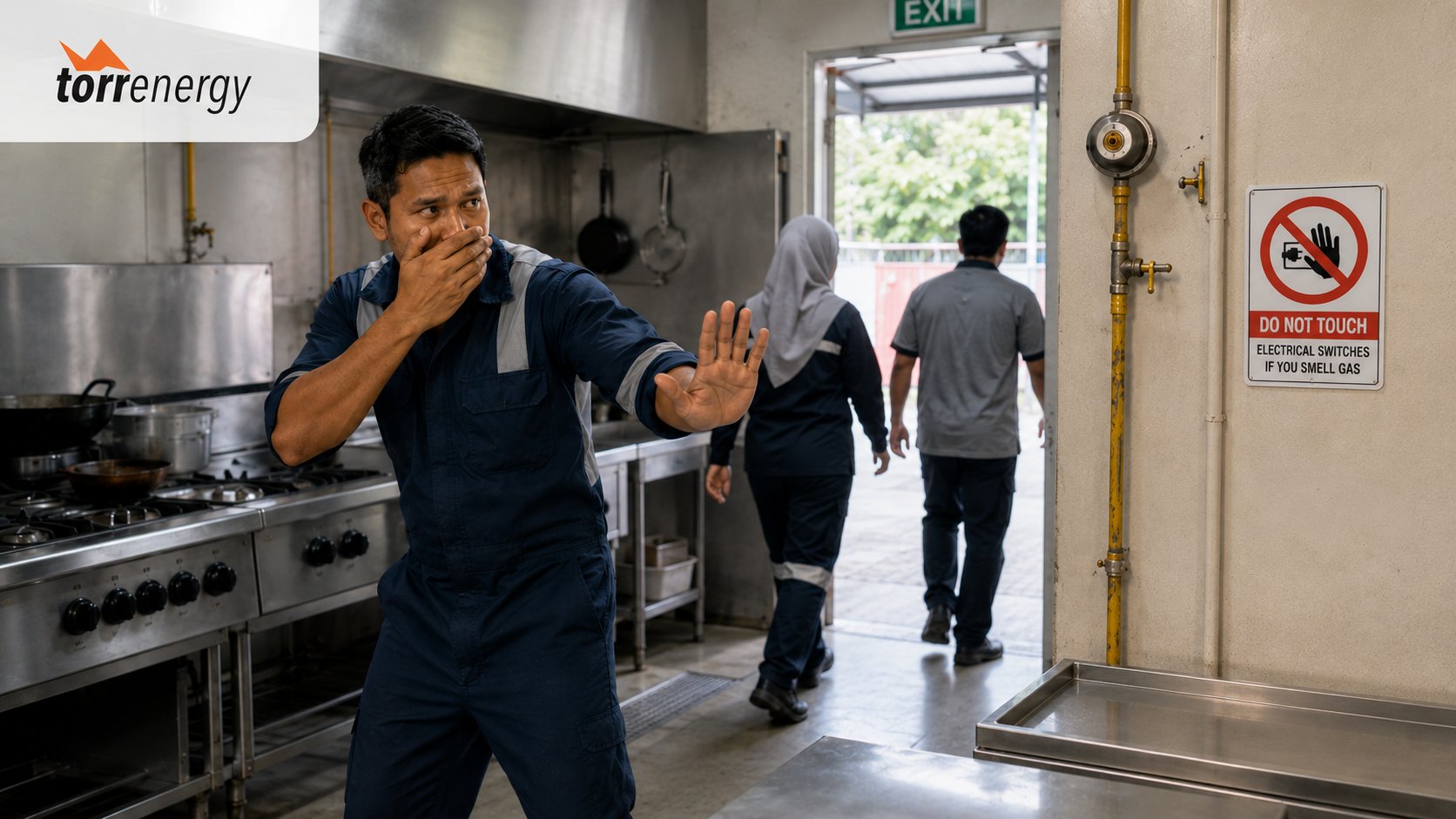 If You Smell Gas at Work, Do This :
